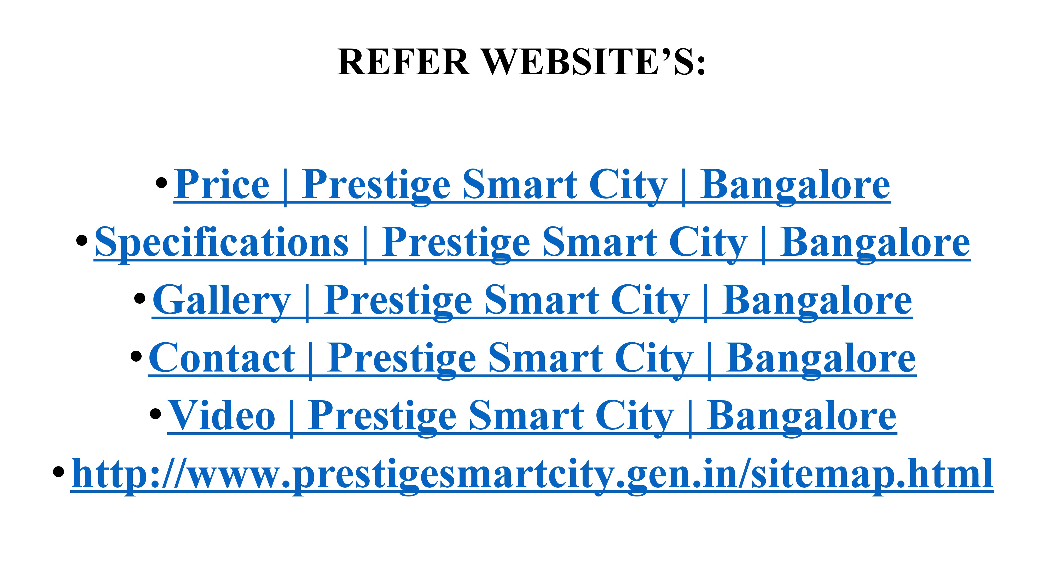 prestigesmartcity.gen.in - Prestige Apartments In Sarjapur Road